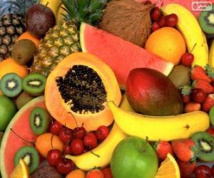 Tropical fruits puzzle