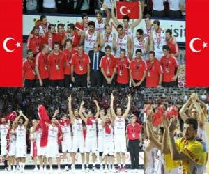 Turkey, 2nd place of the 2010 FIBA World, Turkey  puzzle