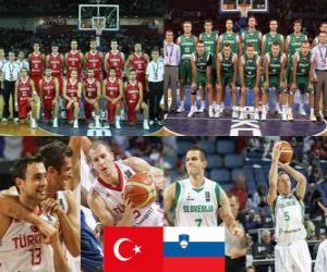 Turkey - Slovenia, quarter finals, 2010 FIBA World Turkey  puzzle