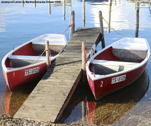 Two rowing boats puzzle