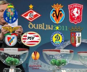 UEFA Europa League 2010-11 Quarter-finals puzzle