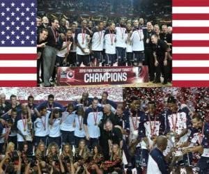 United States Champions of the 2010 FIBA World, Turkey  puzzle