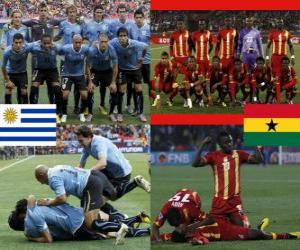 Uruguay - Ghana, quarter finals, South Africa 2010 puzzle