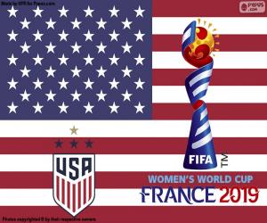 USA, 2019 World Champions puzzle