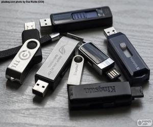 USB flash drive puzzle
