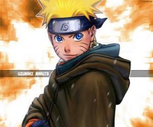 Uzumaki Naruto is the hero of the adventures of a young ninja puzzle