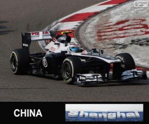 Valtteri Bottas - Williams - Shanghai 2013 puzzle