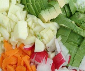 Various vegetables puzzle