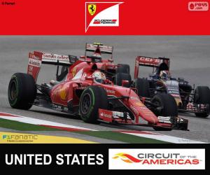 Vettel, 2015 United States Grand Prix puzzle