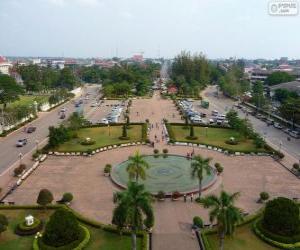 Vientiane, Laos puzzle