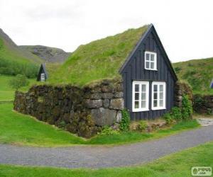 Viking house, Iceland puzzle