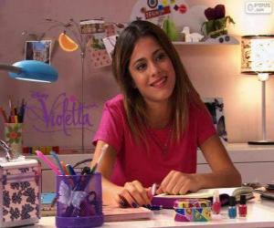 Violetta at his table puzzle