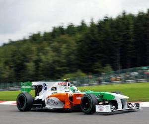 Vitantonio Liuzzi - Force India - Spa-Francorchamps 2010 puzzle