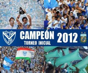 Vélez Sarsfield, champion of the Torneo Inicial 2012, Argentina puzzle