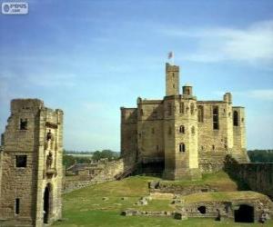 Warkworth Castle, England puzzle