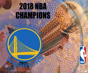 Warriors 2018 NBA champions puzzle