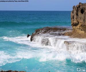 Waves and rocks puzzle