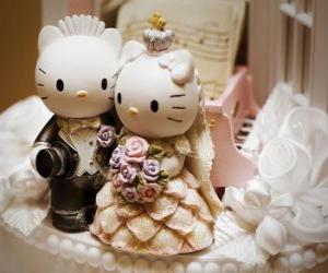 Wedding Dolls Hello Kitty and Dear Daniel puzzle