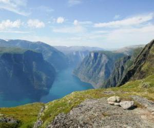 West Norwegian Fjords - Geirangerfjord and Nærøyfjord puzzle