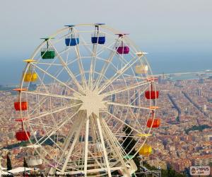 Wheel of the Tibidabo, Barcelona puzzle