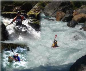 Whitewater Kayaking puzzle