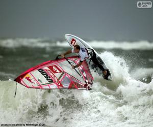 Windsurfing wave puzzle