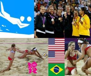 Women's Beach volleyball London 2012 puzzle