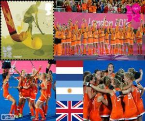 Women's field hockey London 2012 puzzle