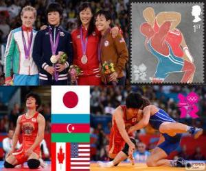 Women's freestyle 48 kg fem London 2012 puzzle