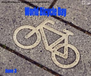 World Bicycle Day puzzle