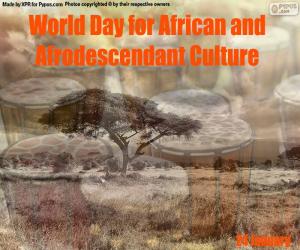 World Day for African and Afrodescendant Culture puzzle