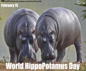 World HippoPotamus Day puzzle