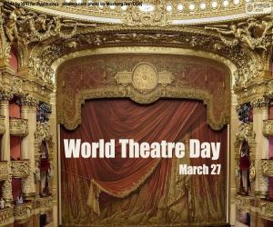 World Theatre Day puzzle