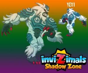 Yeti. Invizimals Shadow Zone. The powerful yetis live hidden in the highest peaks of the Himalayas puzzle