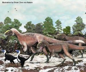 Yutyrannus with nearly 9 meters in length is the largest dinosaur with feathers known puzzle