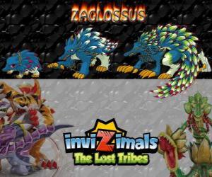 Zaglossus, latest evolution. Invizimals The Lost Tribes. Invizimal resembles a porcupine puzzle