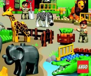 Zoo from Lego puzzle