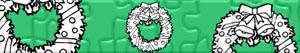 puzzles Christmas wreaths and garlands