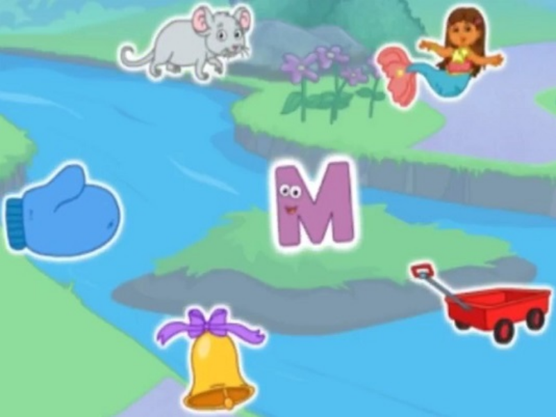 m mouse mermaid wagon bell mitten puzzle
