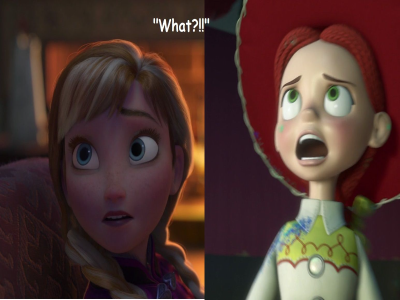 Anna and Jessie shocked puzzle
