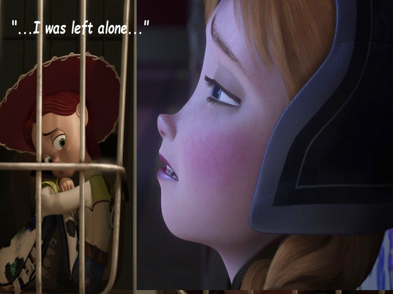 Jessie comforts Anna puzzle