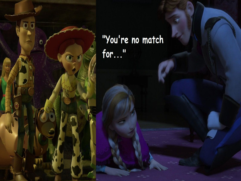 Jessie Angry at Hans puzzle