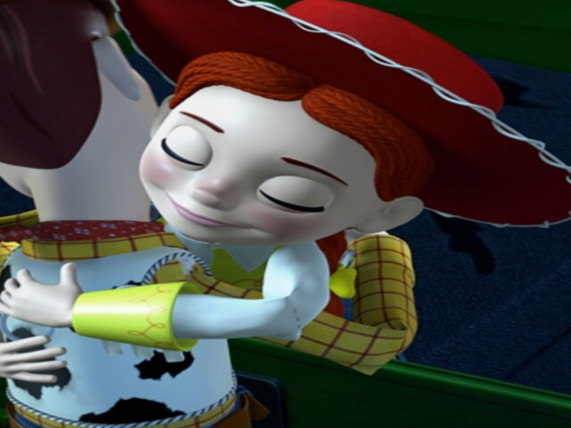 Woody and Jessie hugging puzzle