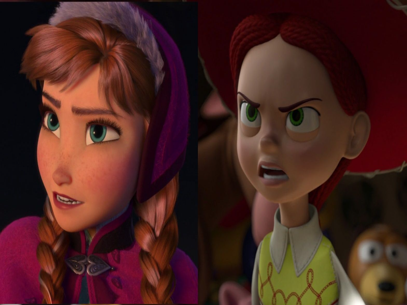 Anna and Jessie angry puzzle