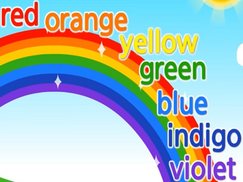 red orange yellow green blue indigo violet puzzle