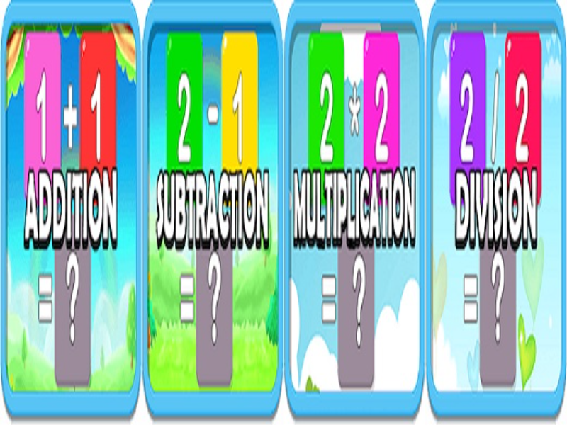 addition subtraction multiplication division puzzle