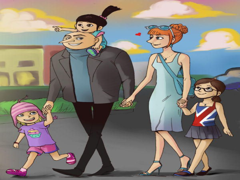 Despicable me family puzzle
