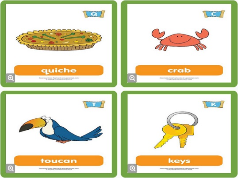 quiche carrots toucan keys puzzle