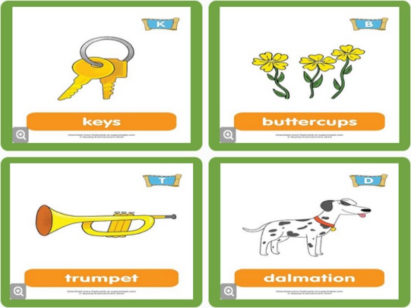 keys buttercups trumpet dalmation puzzle