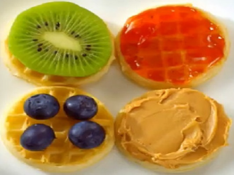 kiwi jam blueberry peanut butter puzzle